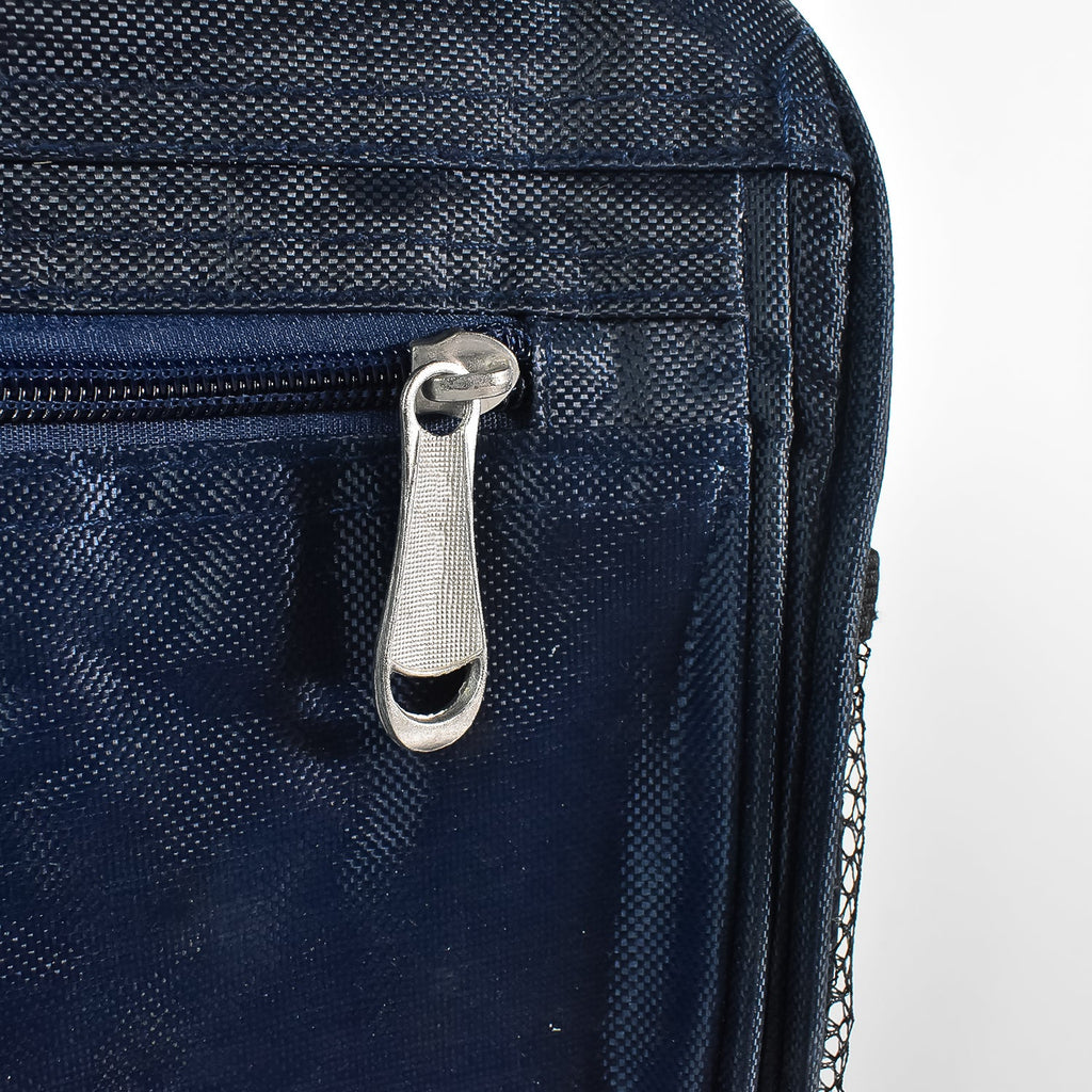 Front view of the durable insulated lunch box bag, highlighting its sturdy handles and sleek design.