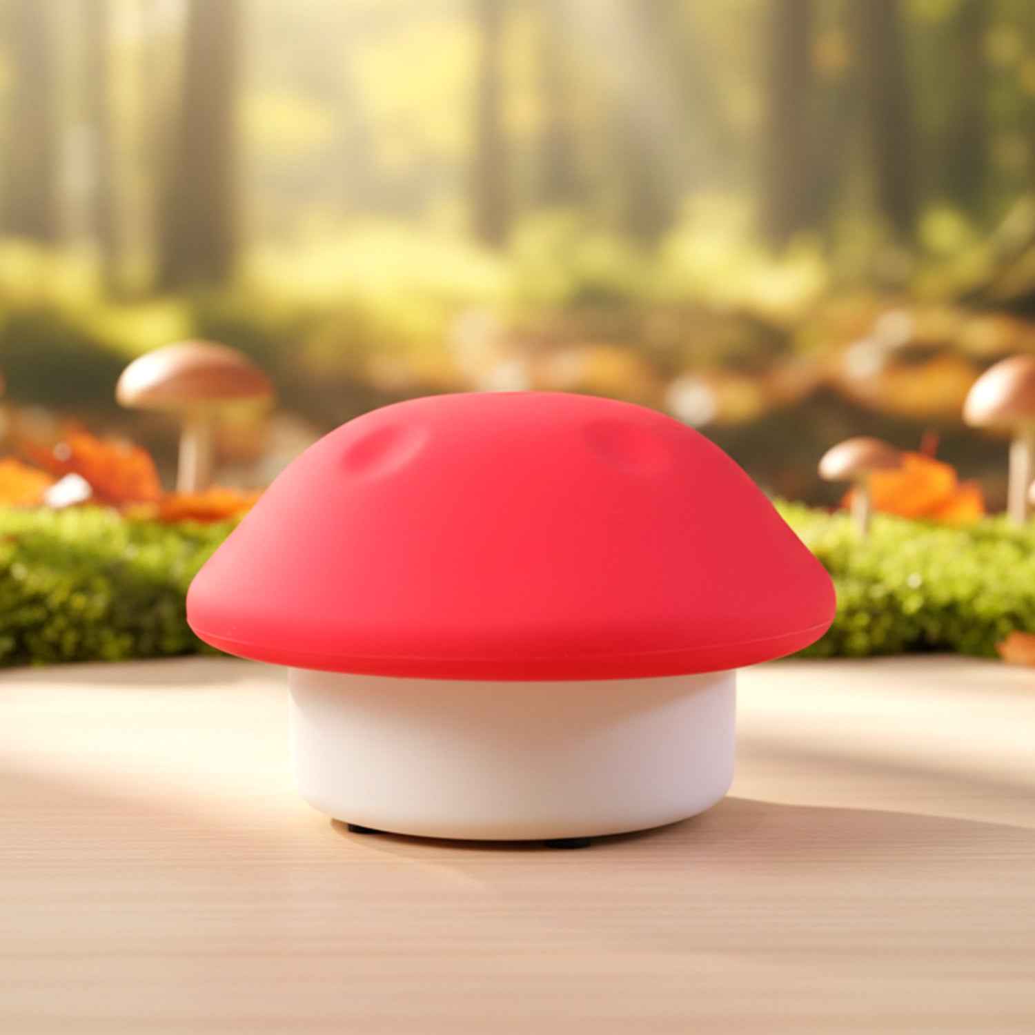 Energy saving mushroom shaped LED night lamp for bedside use
