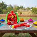 Colorful water spray toy backpack style water gun for kids
