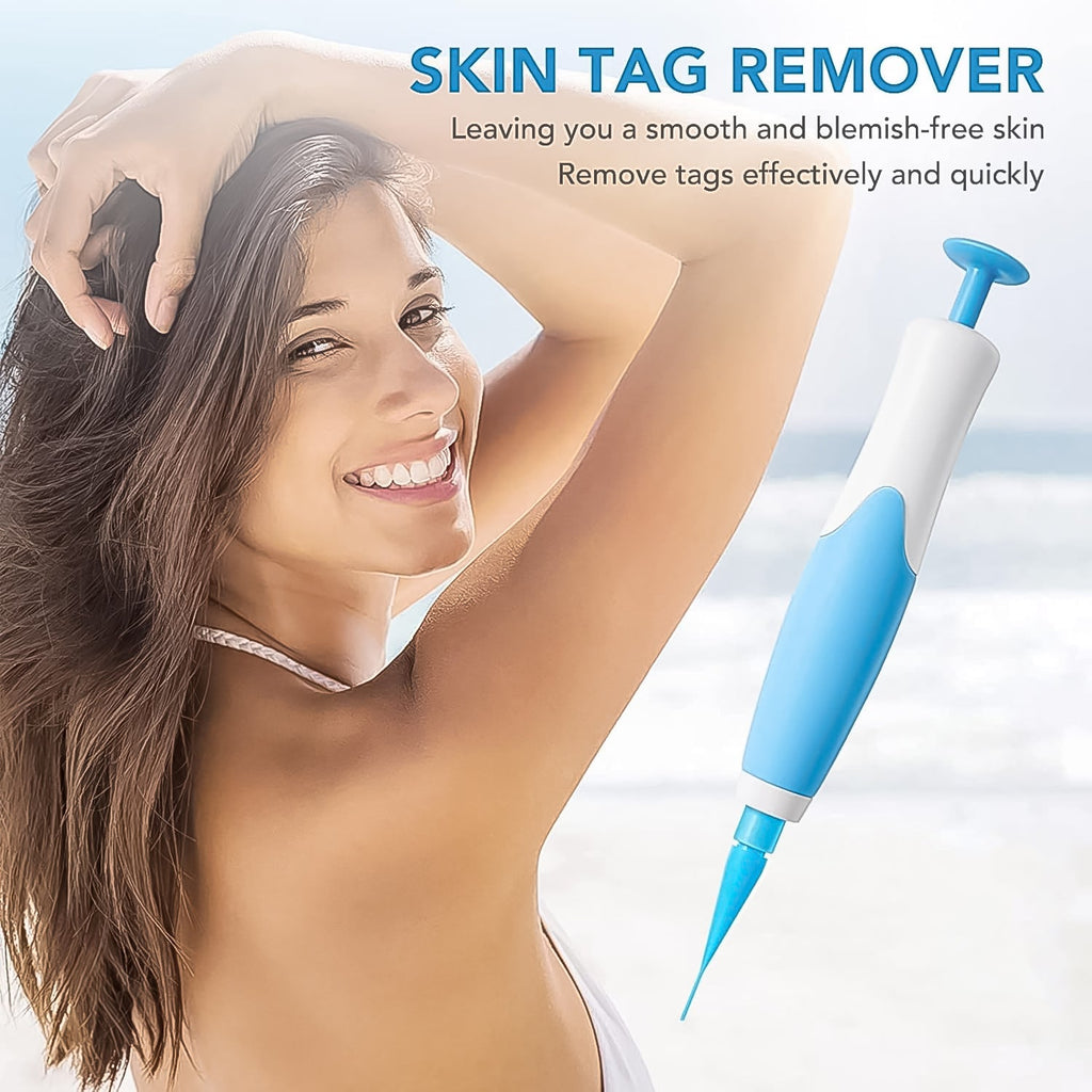 Cleansing wipes and other accessories found in the complete skin tag removal device kit.