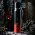 Long-lasting burnt scent men's body spray