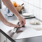 Hygienic bacteria-resistant stainless steel chopping board for kitchen use