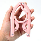 Compact foldable travel hanger folded neatly for luggage
