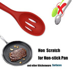 Versatile silicone kitchen utensil, measuring 27 cm for optimal reach and control.