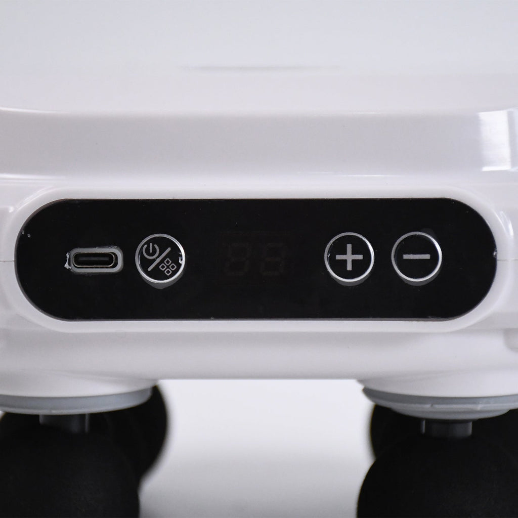 Powerful percussion massage gun designed to target sore muscle knots and tension