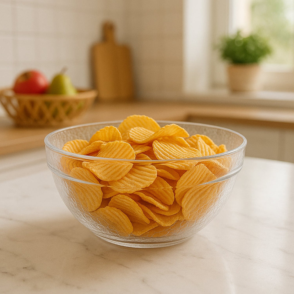 Wide and deep transparent idli mixing bowl to prevent spills during batter mixing