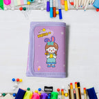 All seven items neatly displayed from the complete kids stationery set.