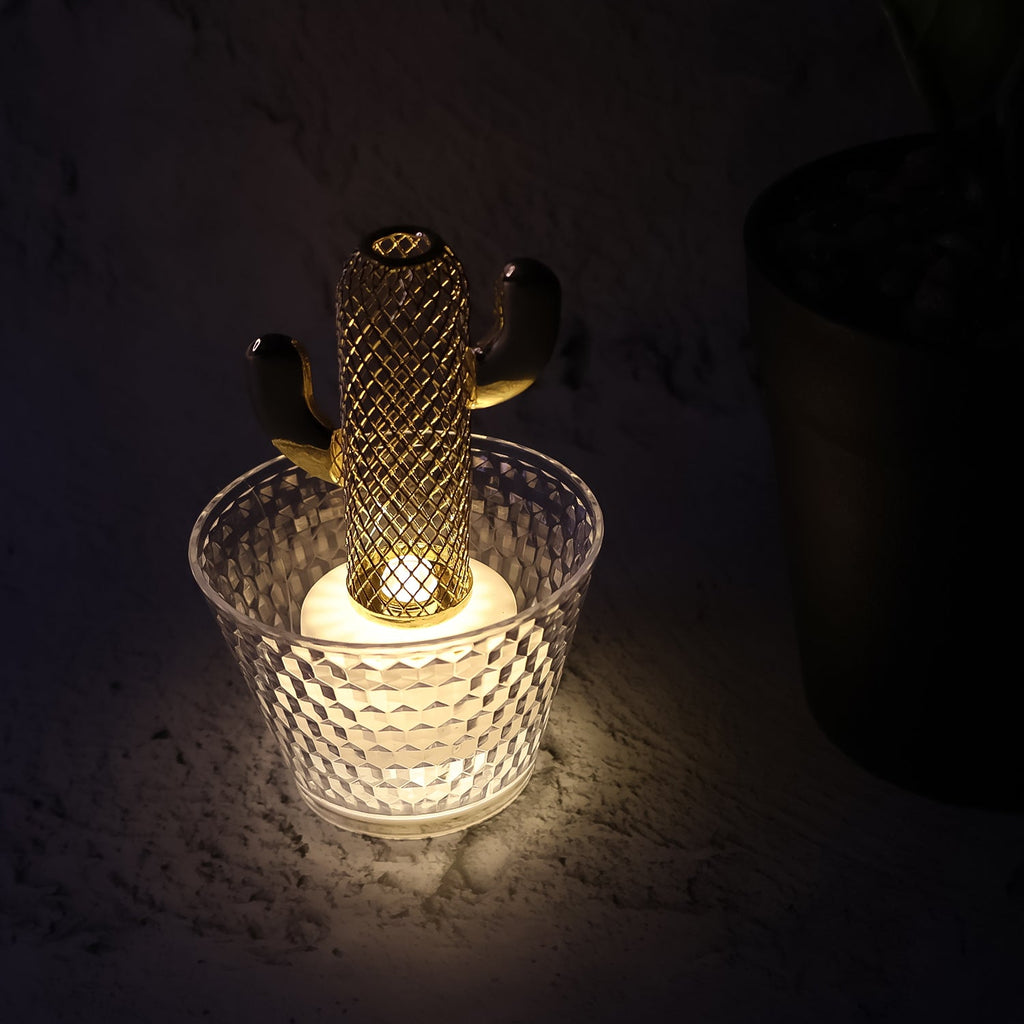 Multiple LED flameless candles arranged as decorative lighting for home décor