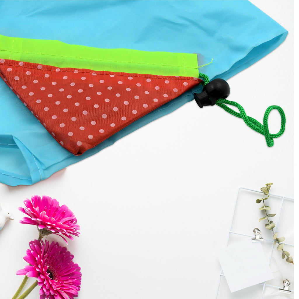 A collection of sturdy reusable shopping bags with handles, ideal for carrying groceries.