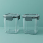 Empty Apex airtight food storage containers ready for use