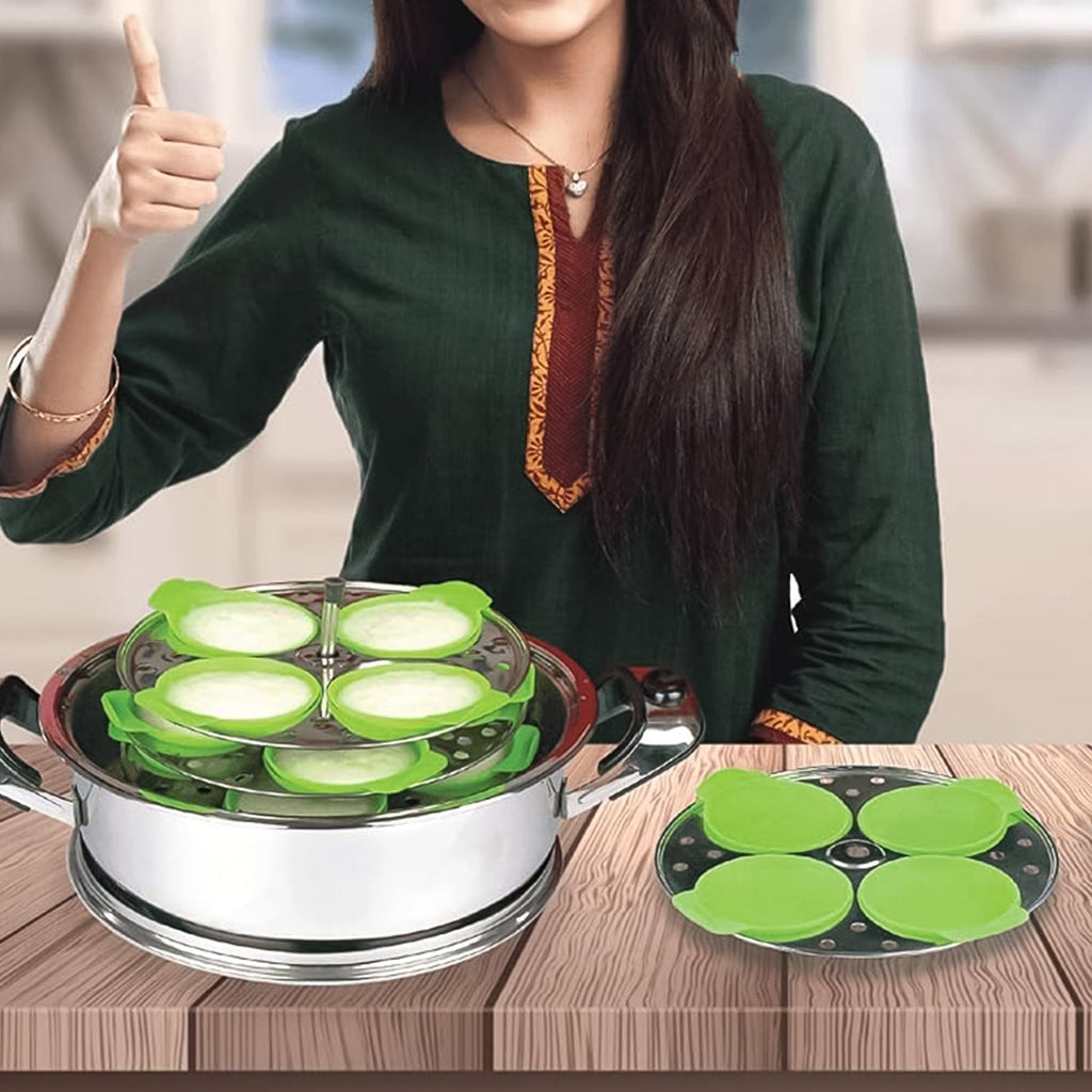 Silicone mould used for steaming soft dhokla, made from food-grade silicone