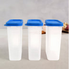 Apex Glory food storage containers holding various dry foods in pantry