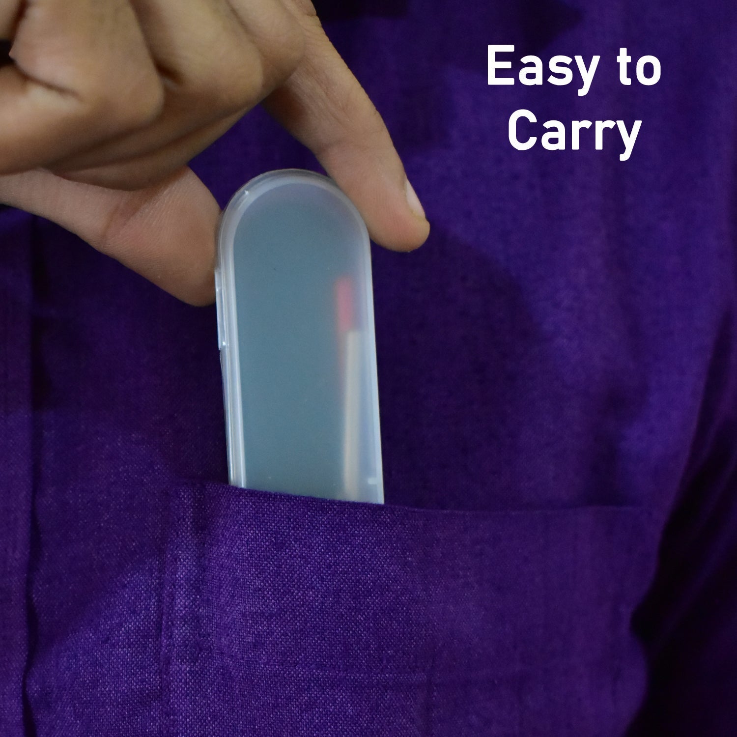 The full Earwax Removal Kit displayed neatly inside its opened protective carrying case.