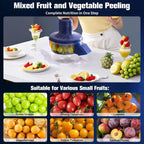 Packaging box for multi-purpose fruit and vegetable peeler set