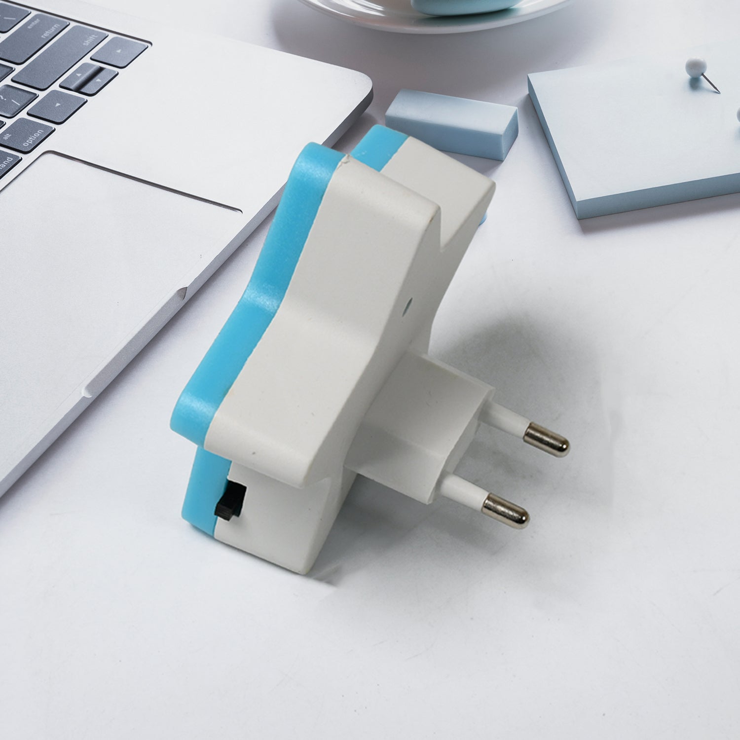 Compact 3D Night Light displayed on a surface, highlighting its sleek design.