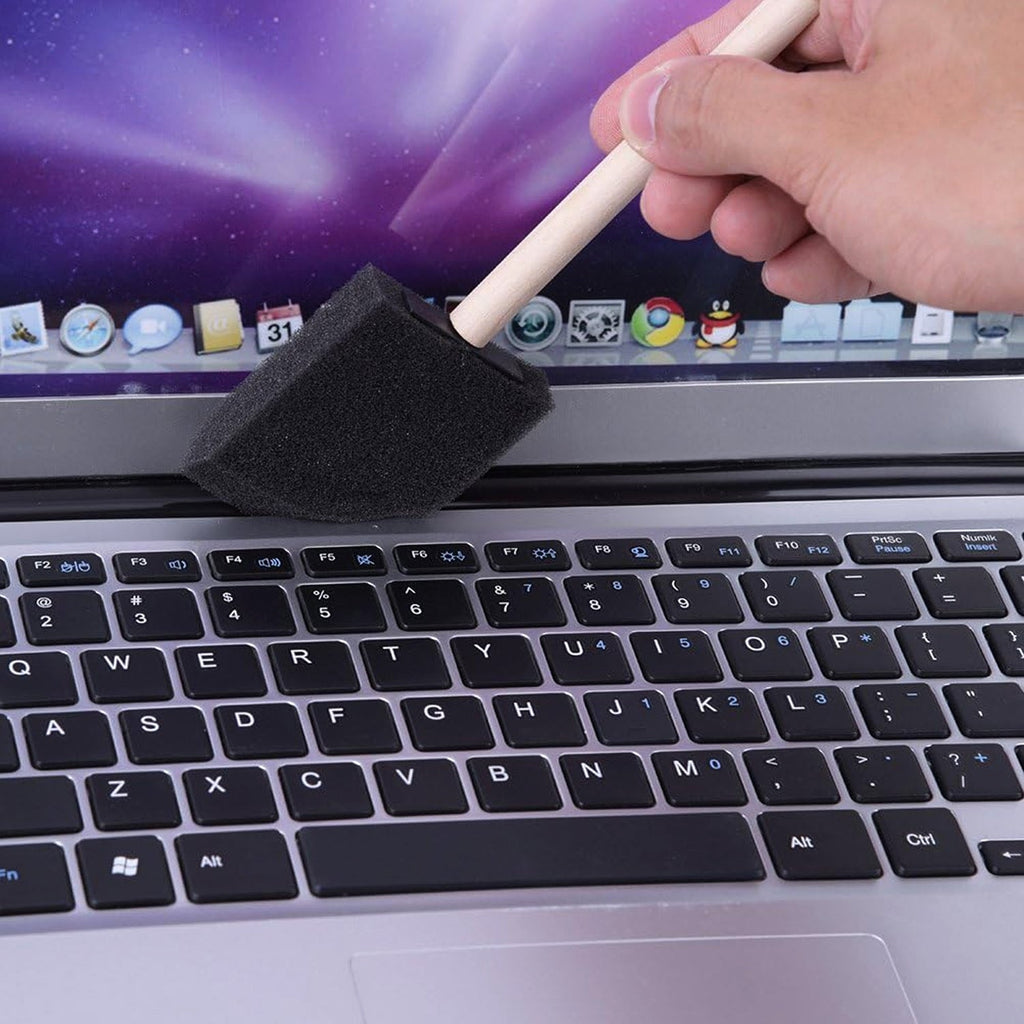 Multipurpose sponge brushes ideal for arts, crafts, and home projects
