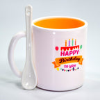 Versatile mixed design coffee mug, ideal for enjoying hot and cold drinks.