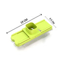 Front view of the Quickslice vegetable slicer, ready for use.