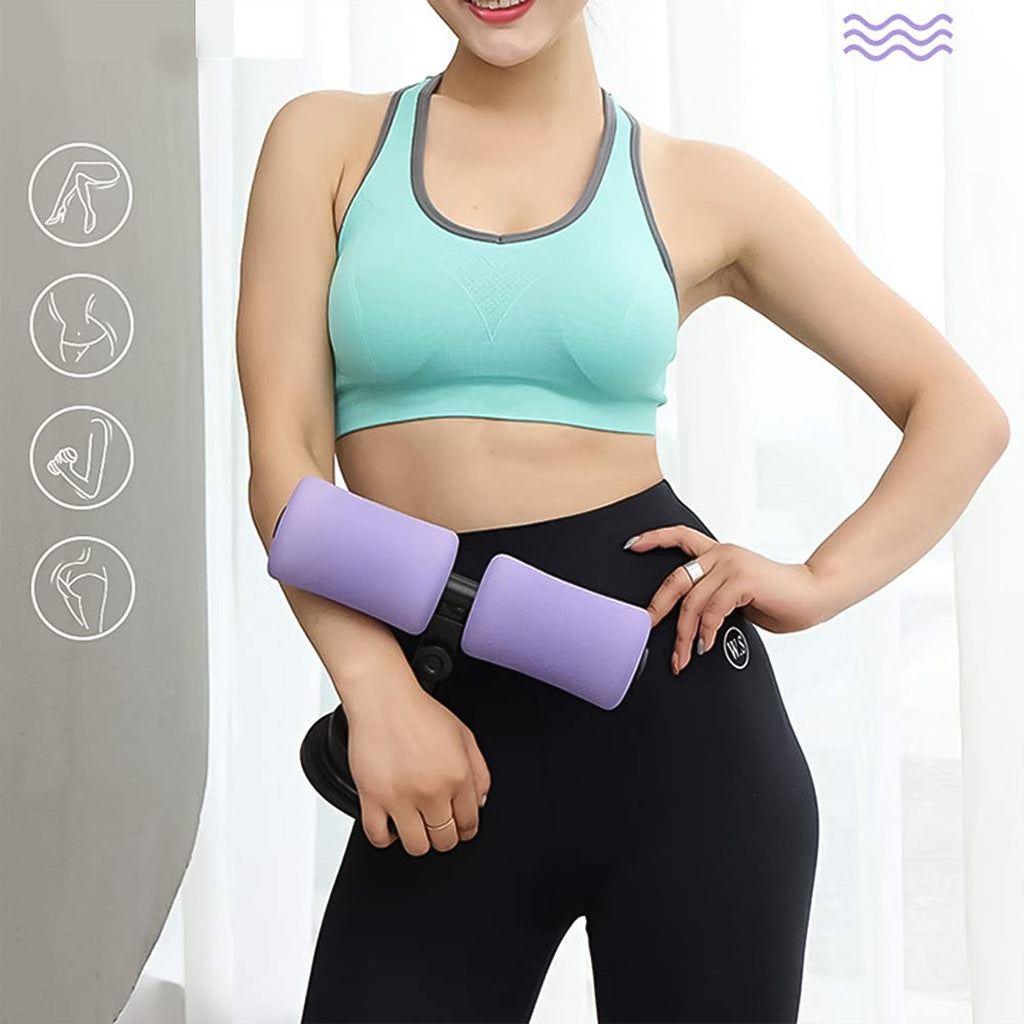 Compact and lightweight design of the portable Suction Sit-Up Tool, ideal for travel fitness.