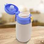 Inner view of the double-walled stainless steel smart water bottle.