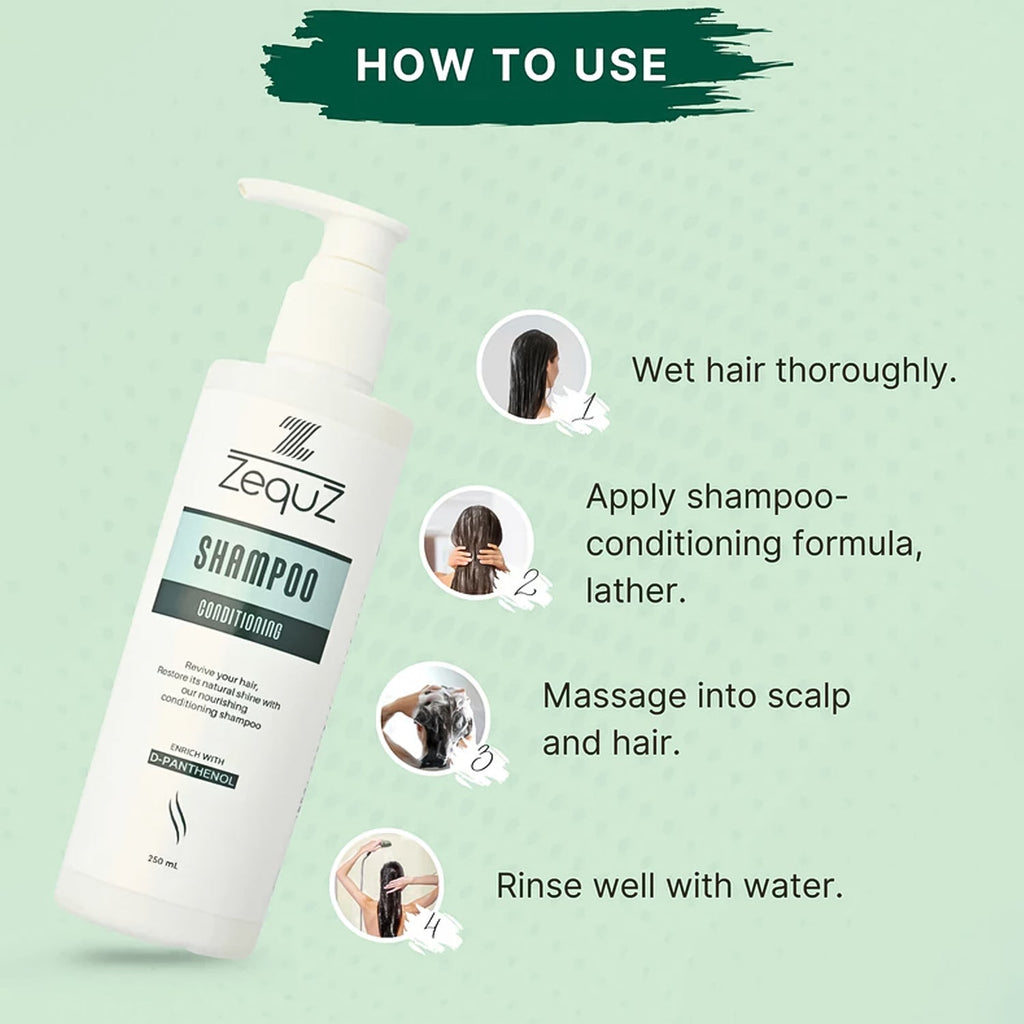 Bottle of nourishing shampoo with conditioning formula and creamy texture