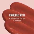 Elegant Coffee Cuddle liquid lipstick packaging highlighting hydration benefits