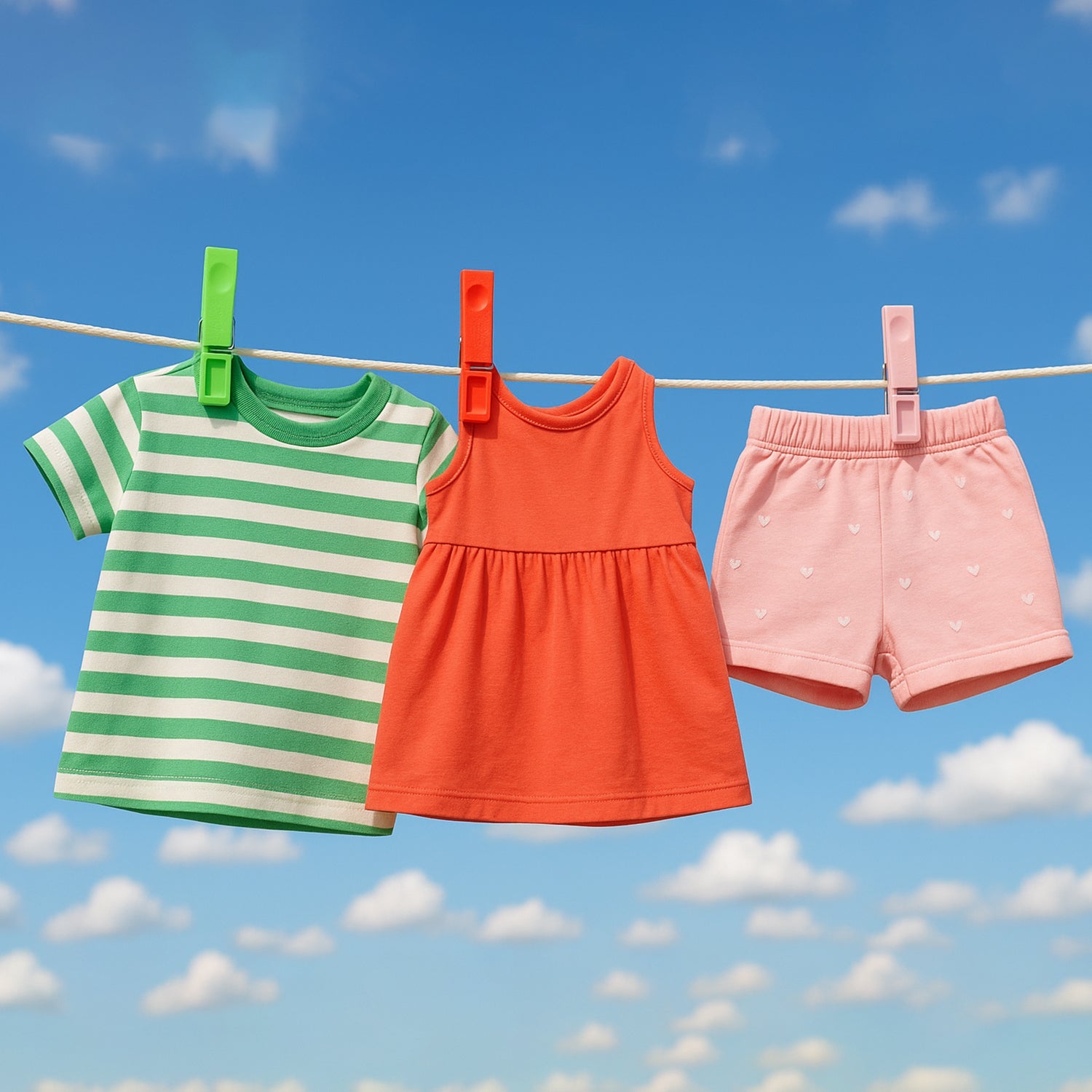Plastic cloth clips with sturdy stainless steel spring
