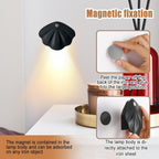 USB rechargeable motion sensor light in stylish shell design