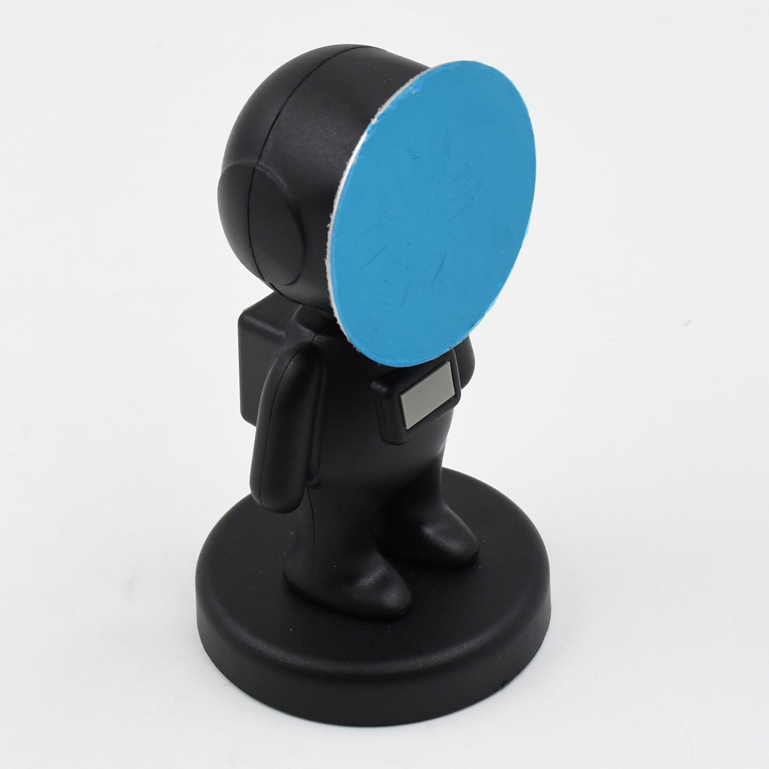 Durable adhesive pad ensures the Astronaut Car Phone Holder stays securely attached.