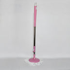 Mop handle featuring a convenient twist-lock system for easy wringing.
