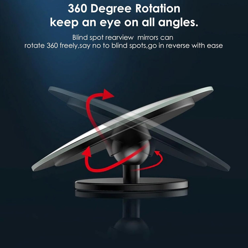 Adjustable blind spot mirror for car safety