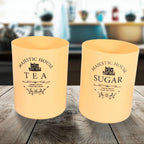 Stylish and easy-to-clean plastic airtight food container
