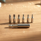 Precision screwdriver set with magnetic holder for delicate work