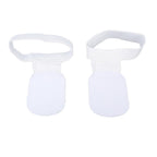 Side view of the Posture Corrector demonstrating improved spinal posture.
