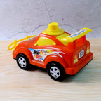 Racing Car Toy with expressive face and sturdy bumper