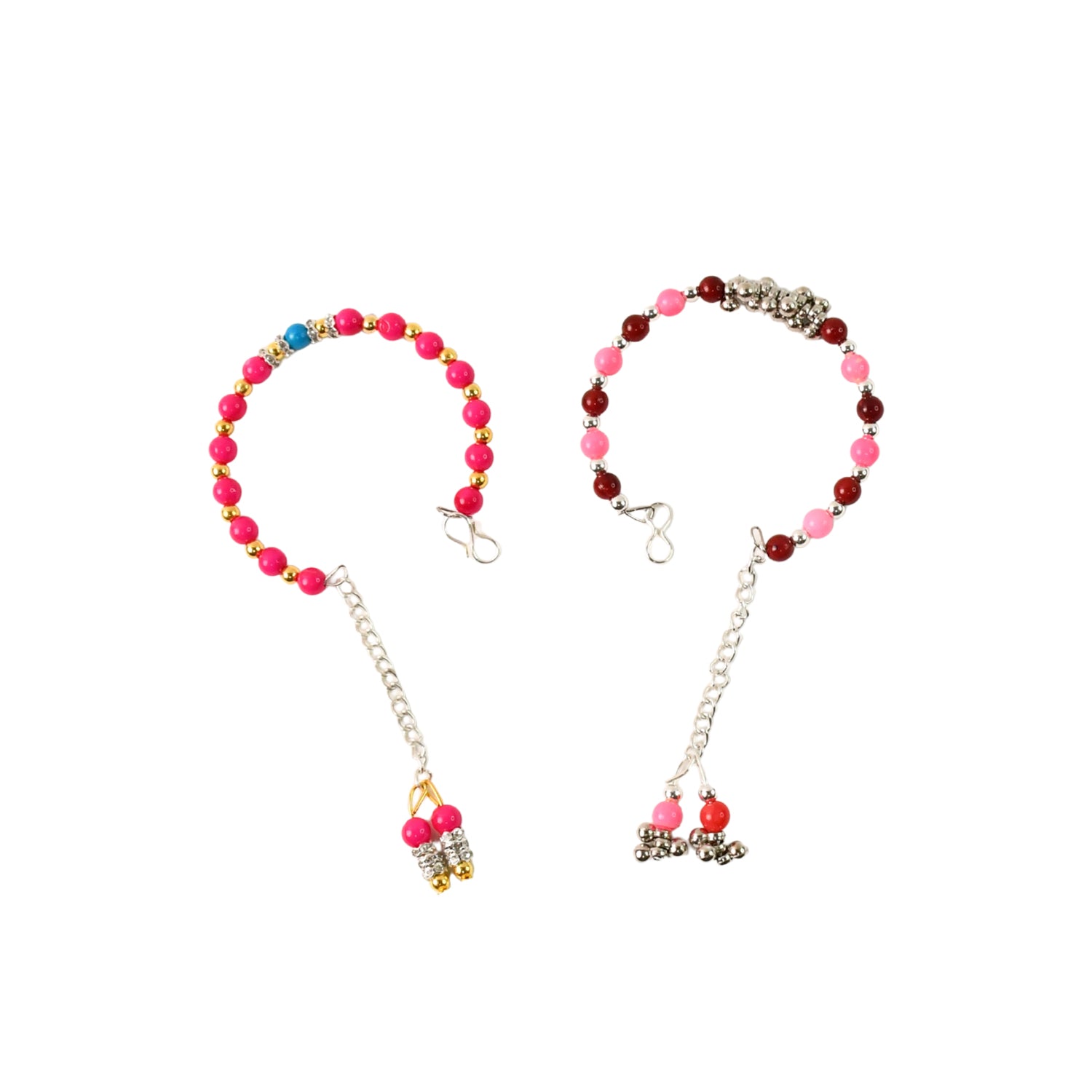 Traditional charm detail on a multicolor beaded bracelet for gifting
