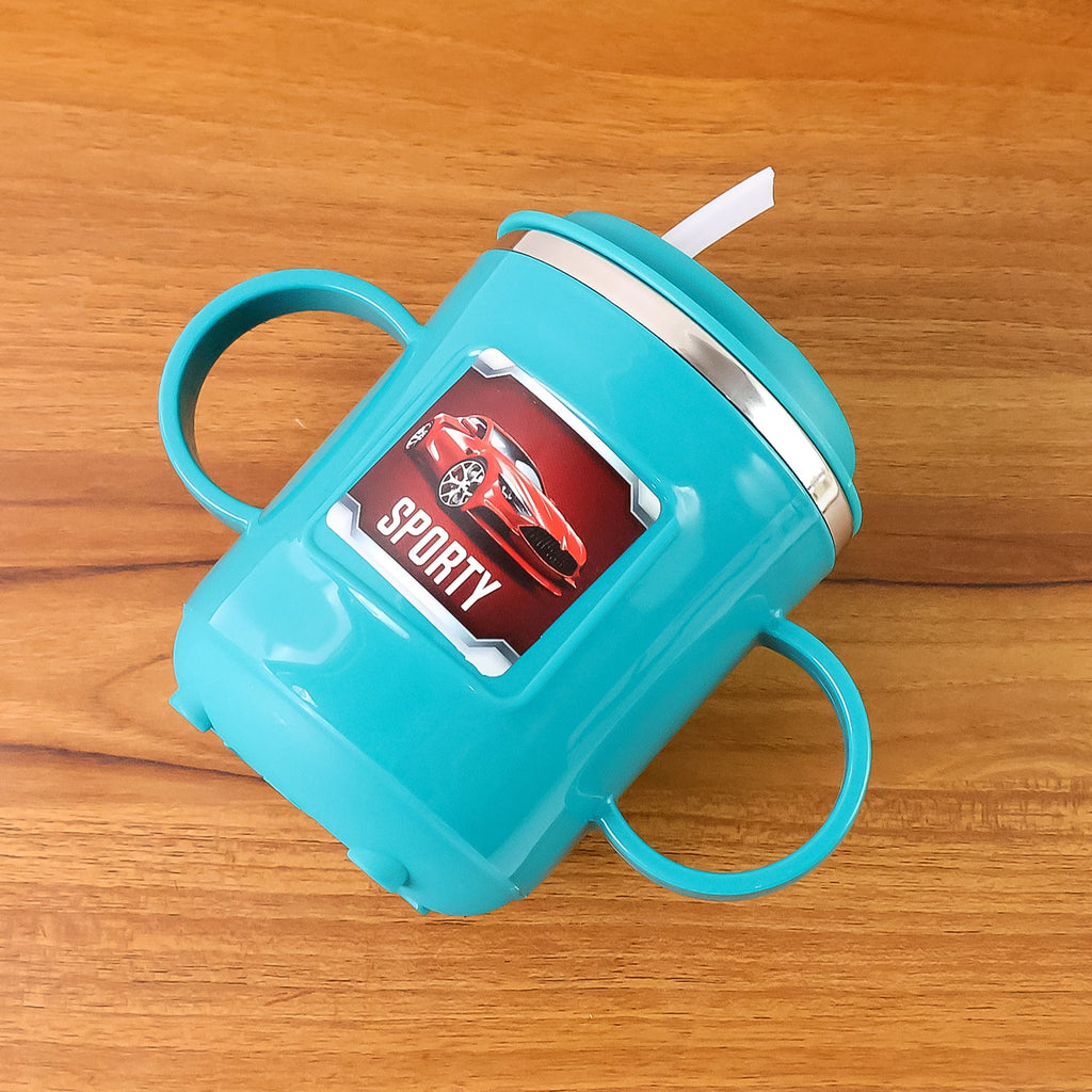 Easy grip 300ml kids sipper cup suitable for toddlers' small hands