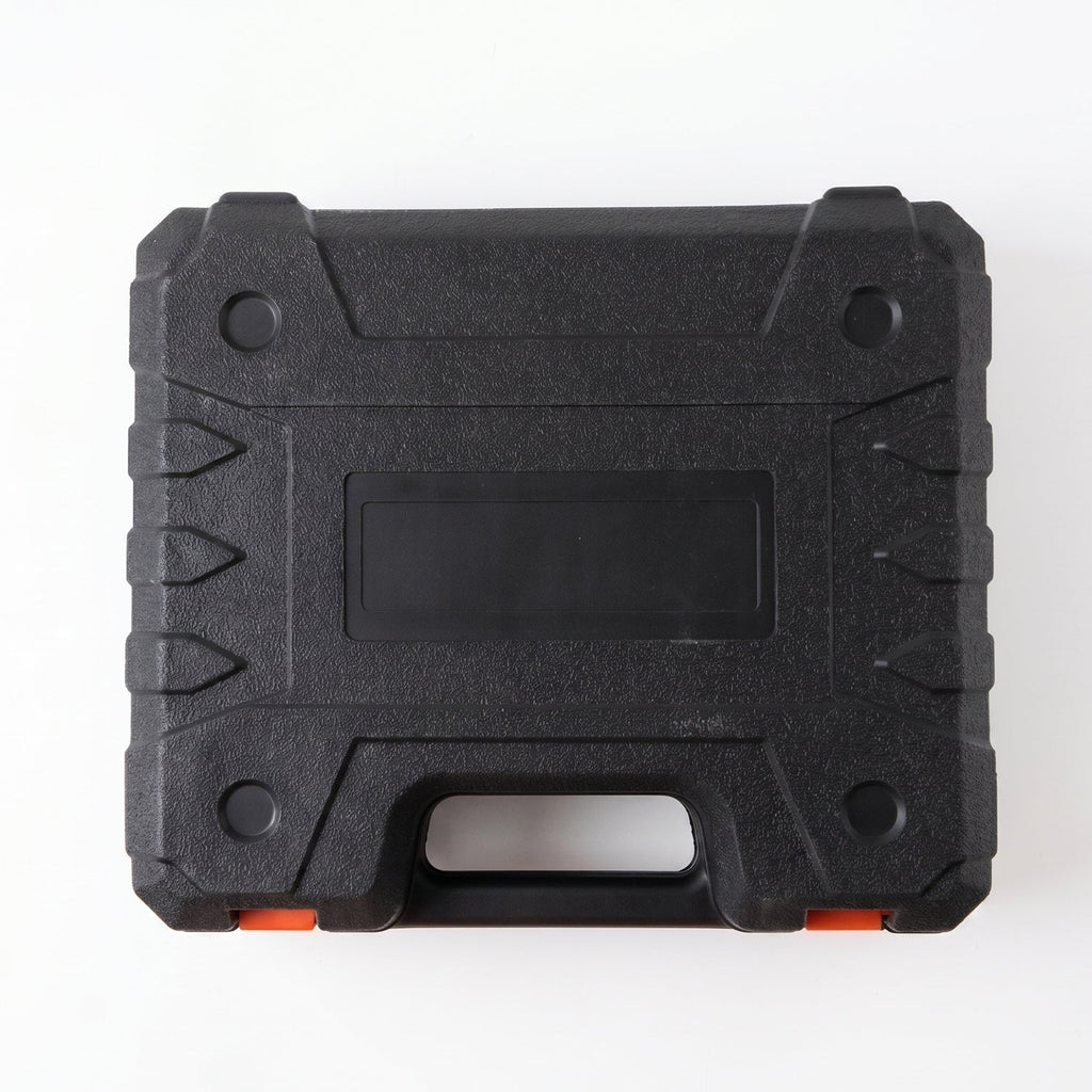 Closed carry case for cordless drill tool kit