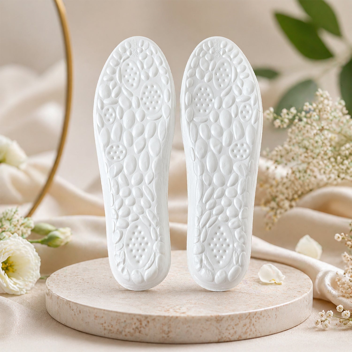Flexible foot support insoles cushion for men and women