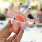 Using ScalpSoothe Octopus Head Massager for scalp relaxation