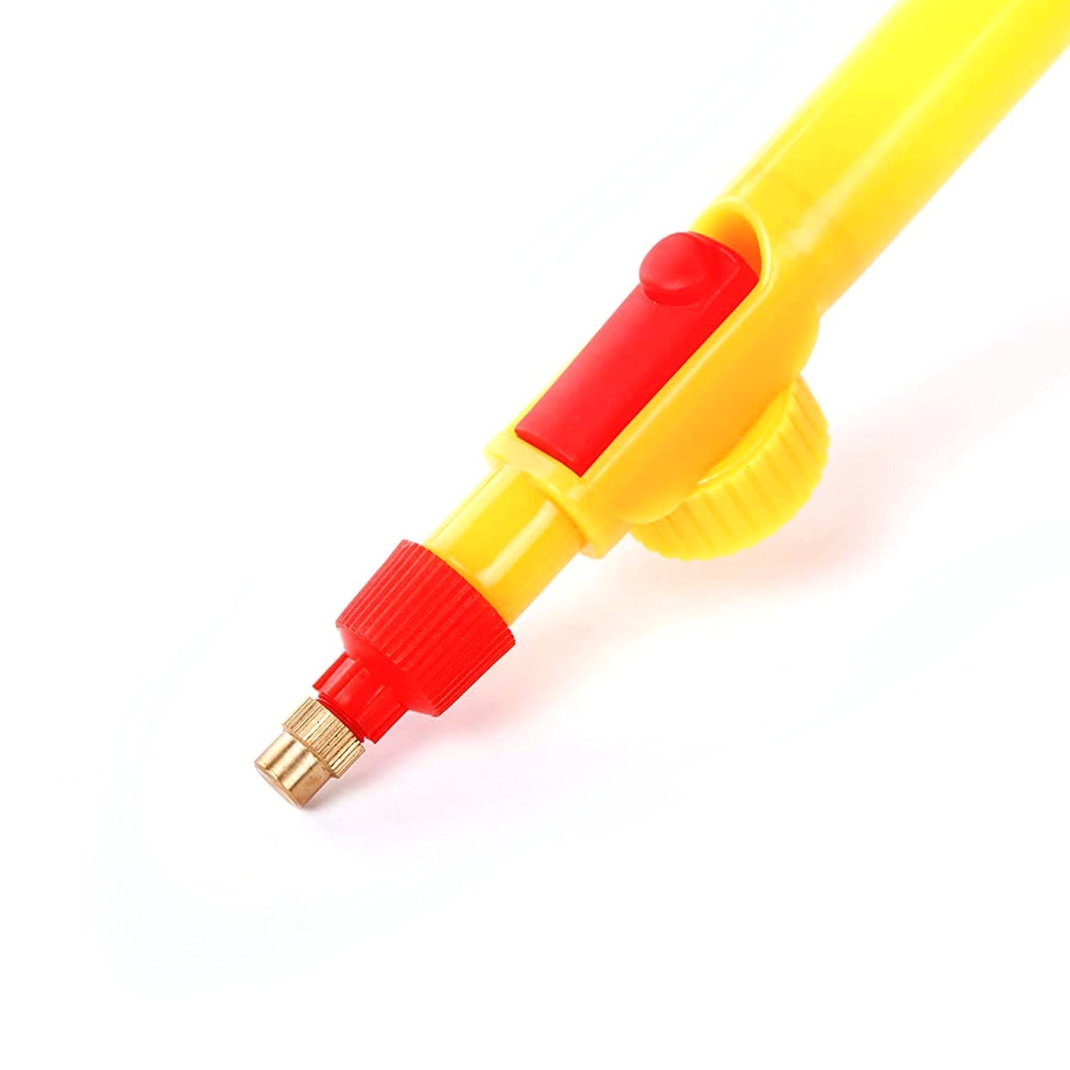 Handheld garden sprayer showcasing its ergonomic handle design.