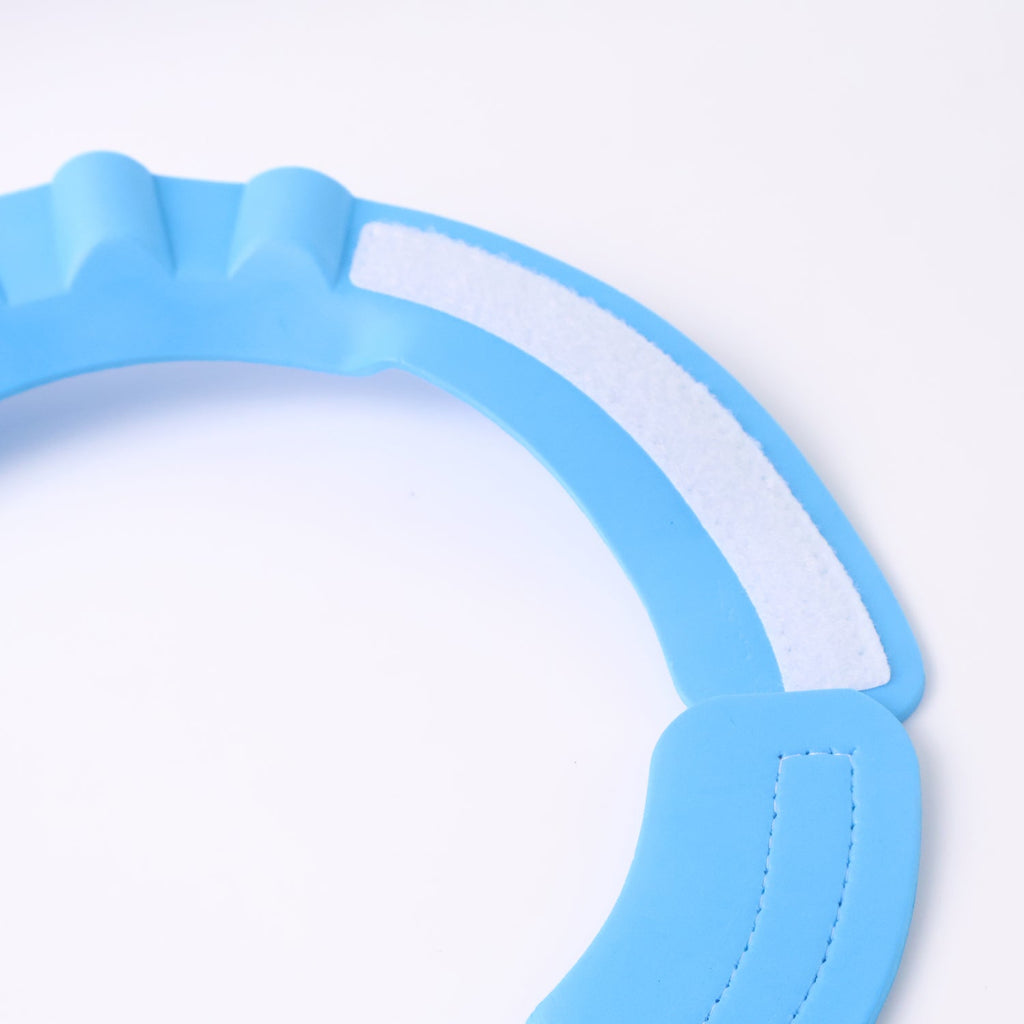 Close-up of cute bear print on baby shower hat