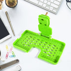Top-down view of the Mobile Charging Holder, showcasing its compact size and secure grip.