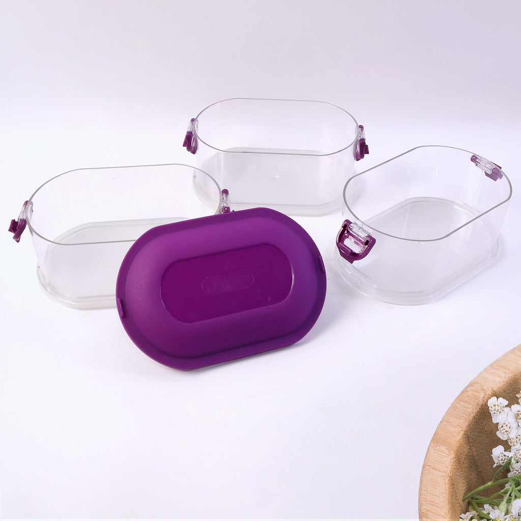 Daily use airtight food storage containers for kitchen pantry