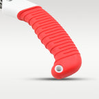 XcelCraft Hand Pruning Saw with a protective cover and ergonomic handle.