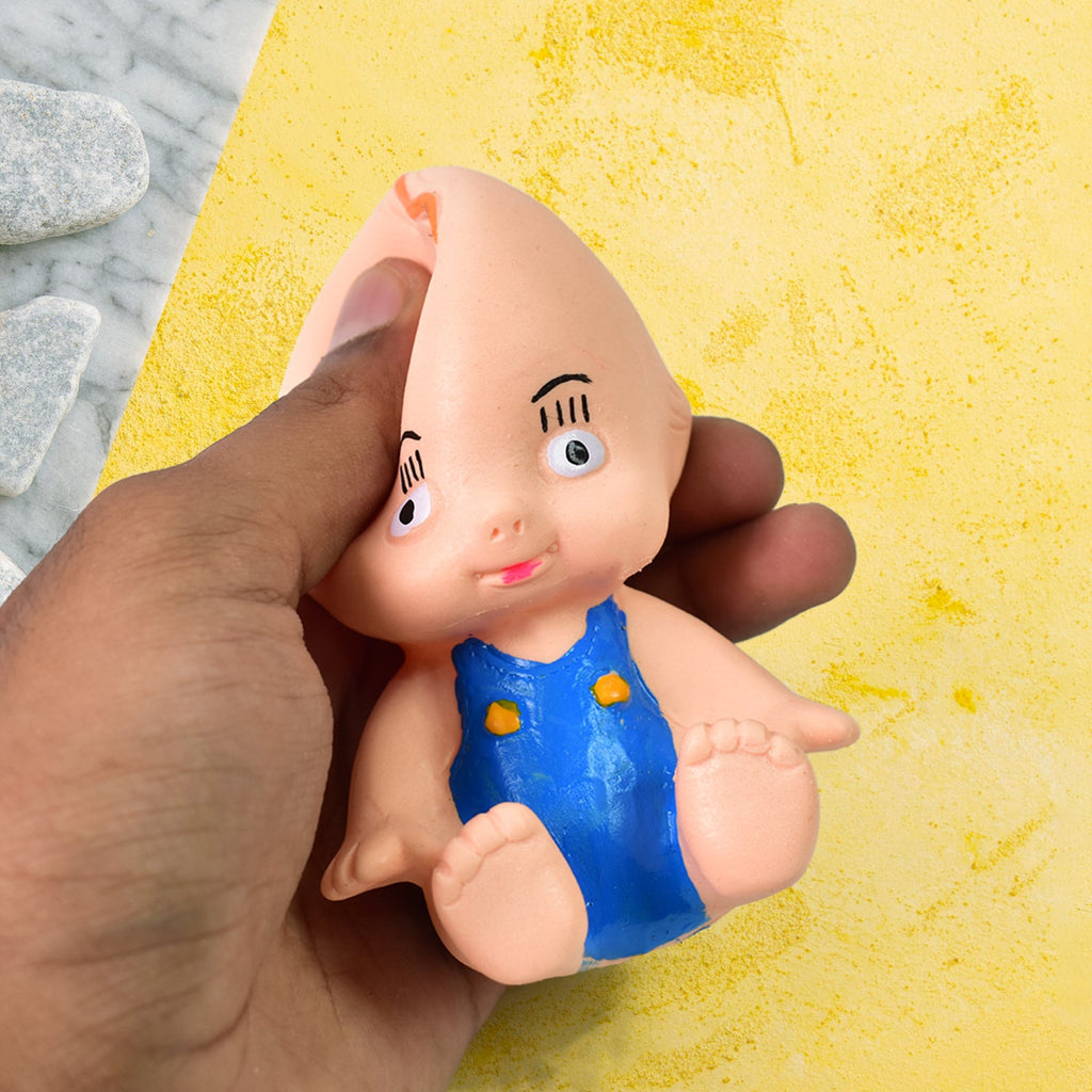 Another view of the durable and colourful Aditi baby squeeze toys.