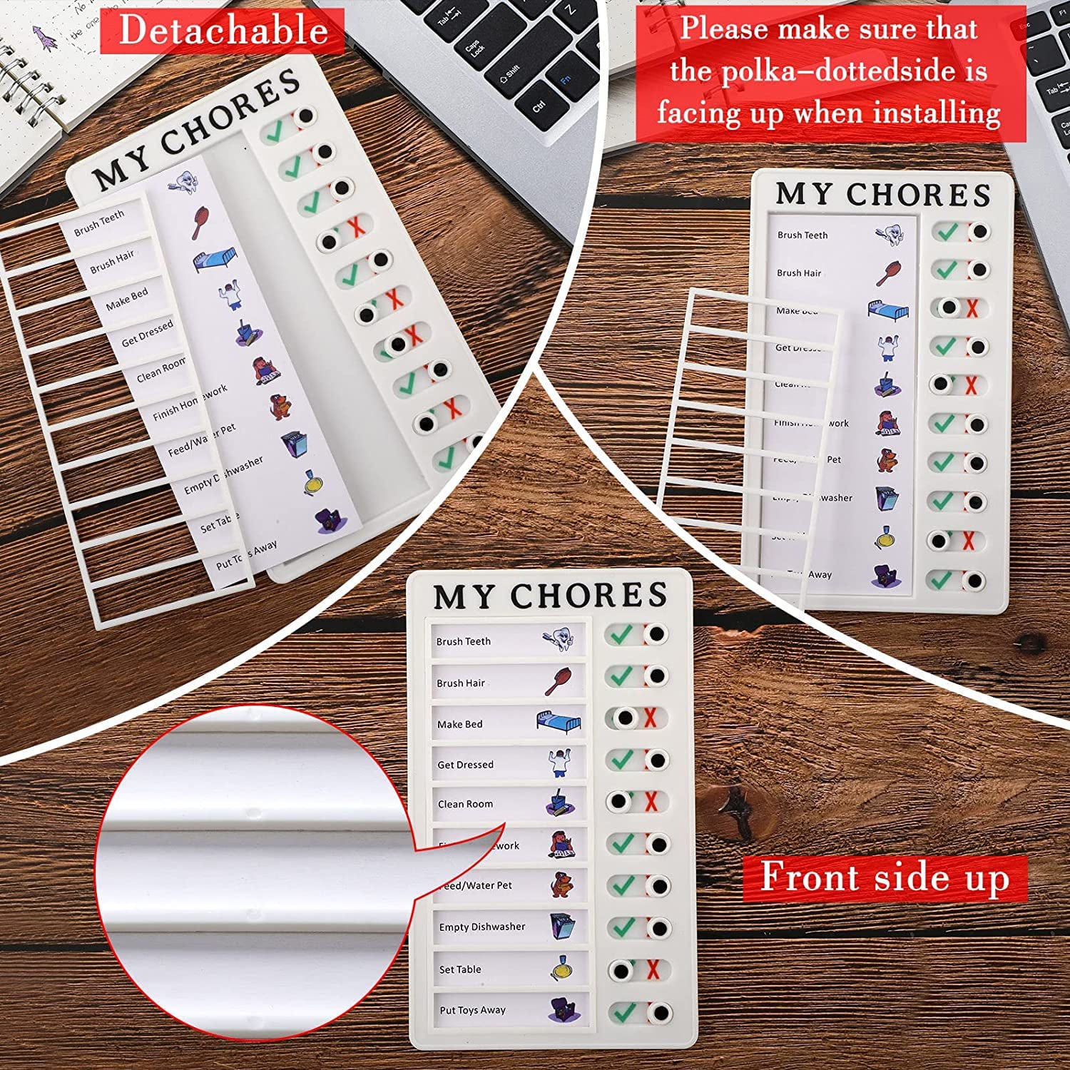 Foloria chore board demonstrating completed tasks for efficient daily planning.