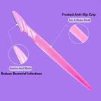 The sleek packaging of the Velvet Wellness facial hair remover razor 3-pack.