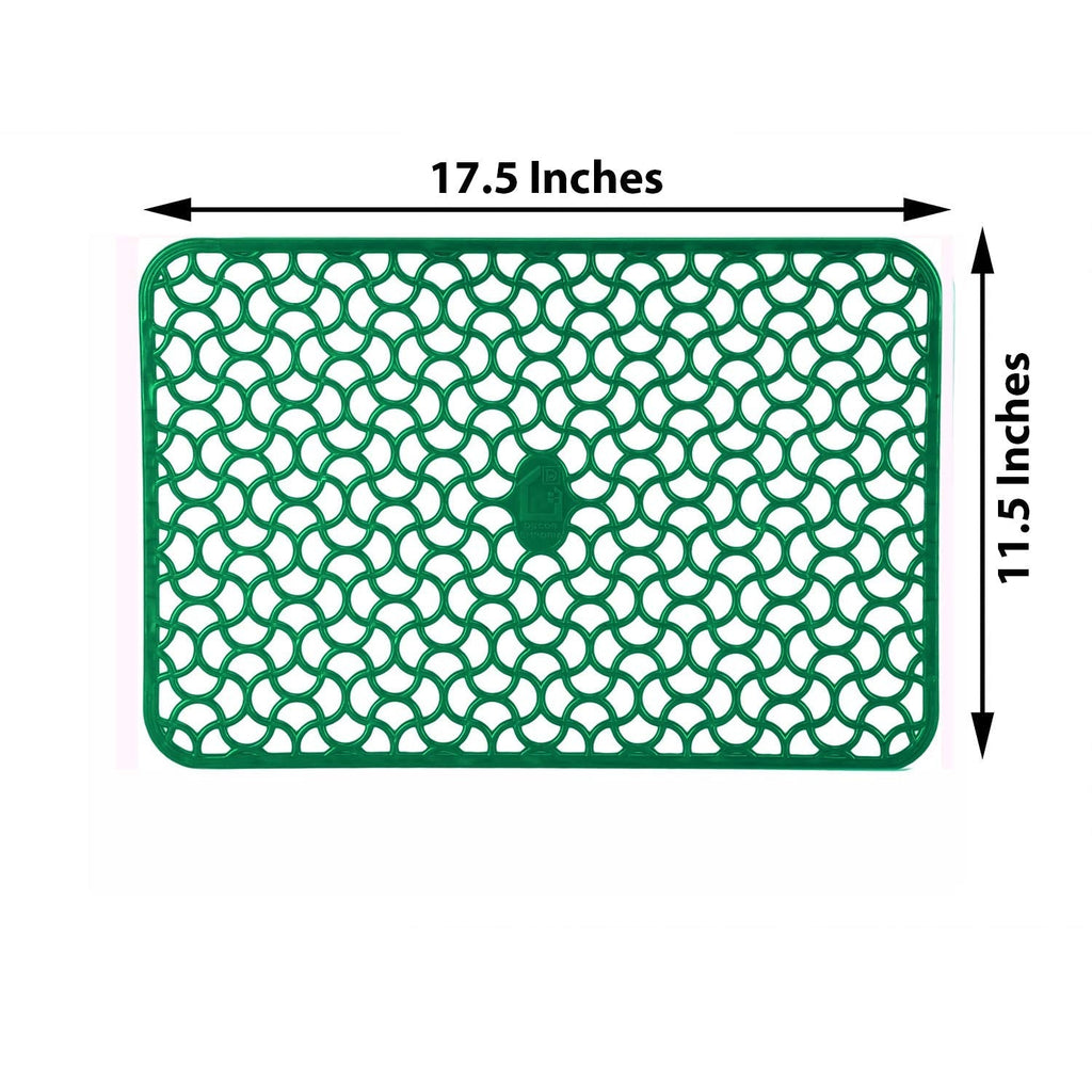 Full set of six colorful PVC fridge mats displayed.