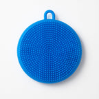 Collection of kitchen tools, including the versatile silicone dish scrubber.